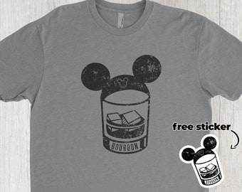 Bourbon Mickey Disney Shirt | Drinking Around The World Shirt | Disneyworld Shirt | Man Disney Shirt | Drinking At Disney Shirt