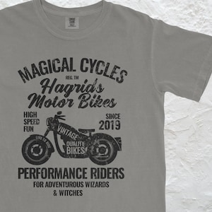 Magical Motorbikes Shirt | Universal Comfort Colors Shirt | Potter Shirts | Magical Gifts | HP Shirt | Wizard School