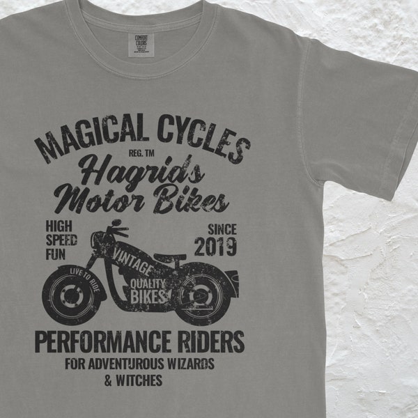 Magical Motorbikes Shirt | Universal Comfort Colors Shirt | Potter Shirts | Magical Gifts | HP Shirt | Wizard School