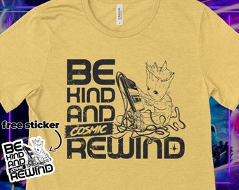 Guardians of the Galaxy-shirt | Be Kind Spoel het Disney Marvel-shirt terug | Epcot-shirt | Disneyworld-shirt