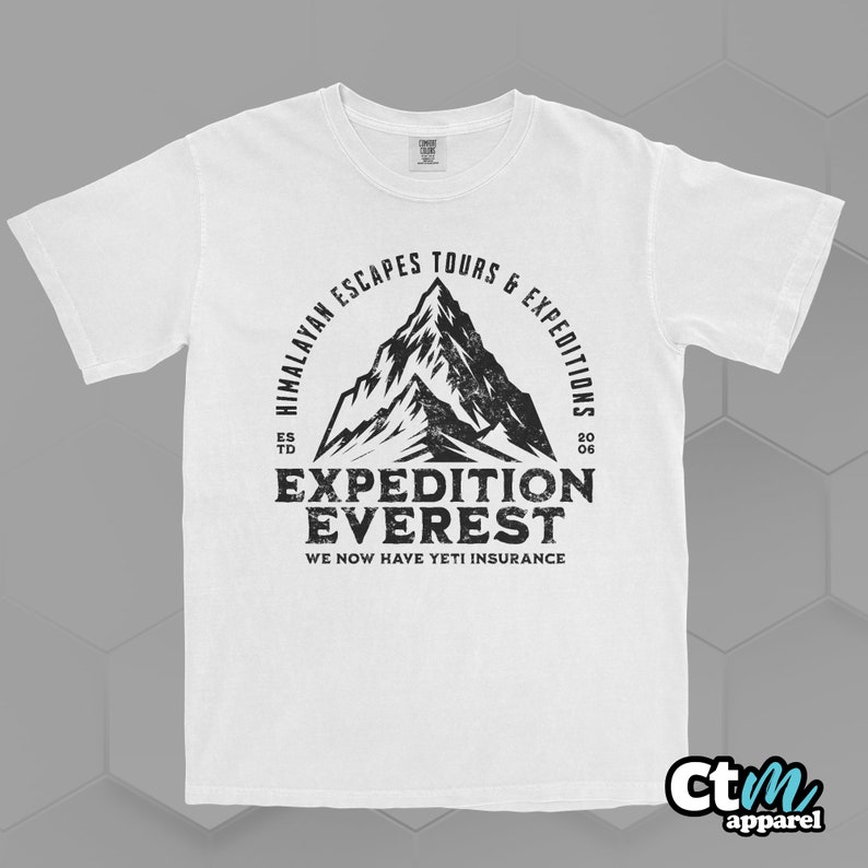 Expedition Everest Shirt | Animal Kingdom Shirt | Disney Ride Shirt | Disney World Shirt afbeelding 2