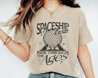 Spaceship Earth Ride Through The Ages | Epcot Shrit | Disney Vacation Shirt