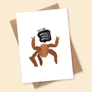 Rocky Alien "You are Amaze" Greeting Card – Project Hail Mary Fan Art