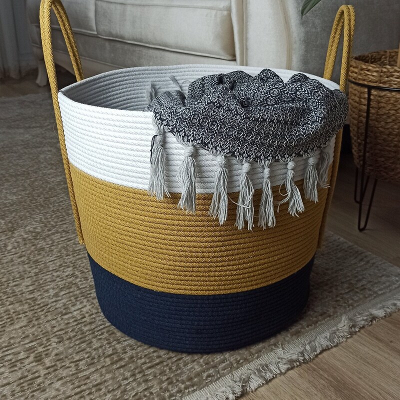 Large Woven Baskets - Etsy