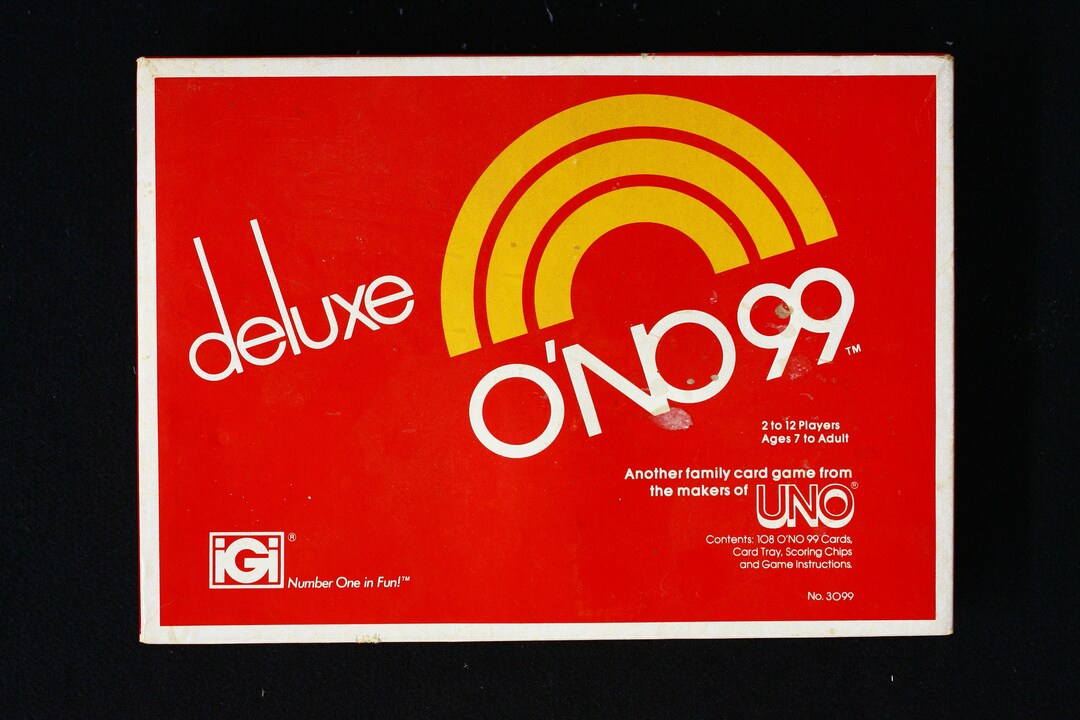 O'no 99 Deluxe Card Game From Igi 1981 COMPLETE - Etsy
