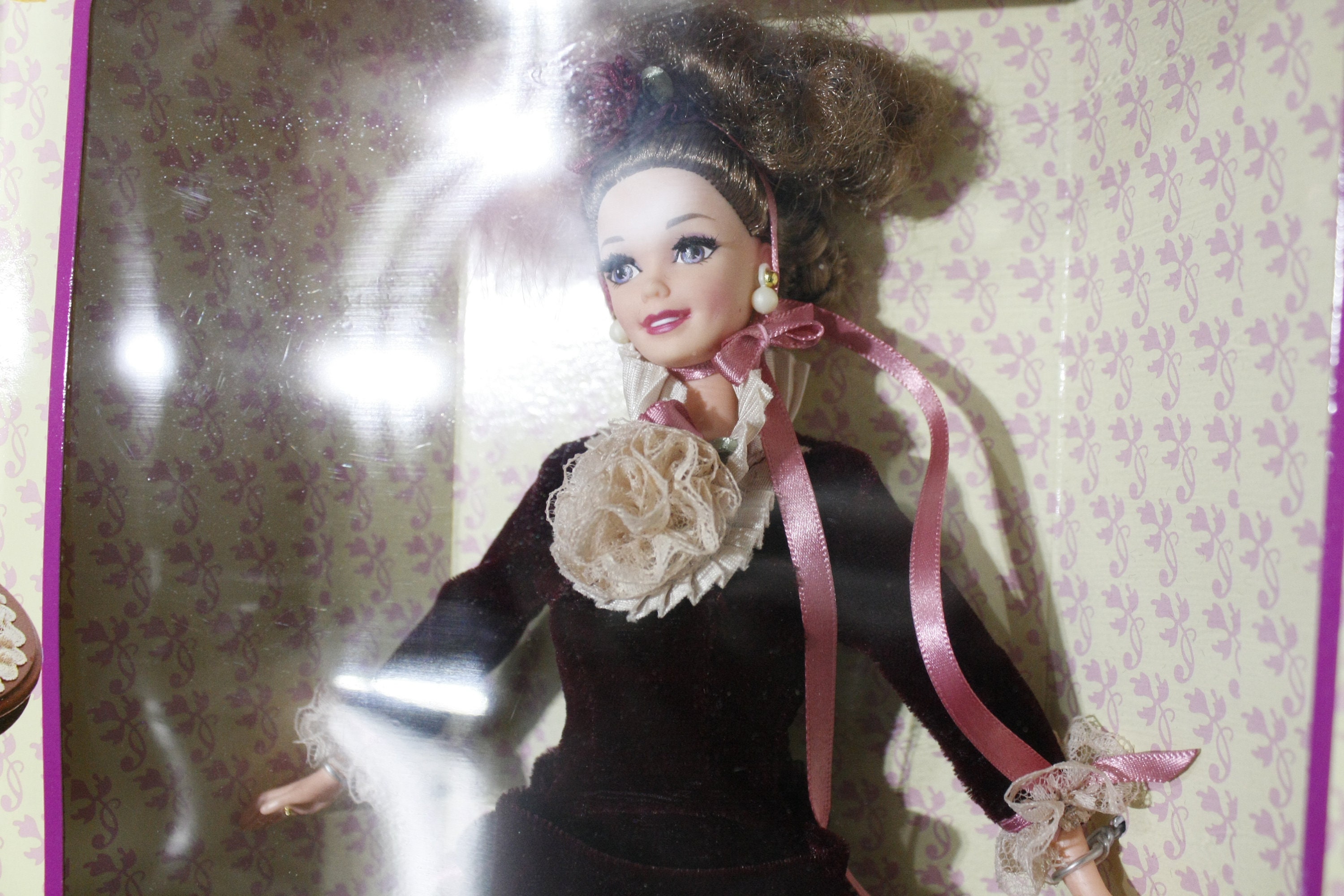 Fashion Barbie Etc Doll Victorian Parlor Set Plastic Canvas Cross Stitch  Chart 