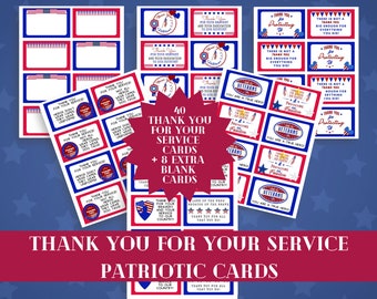 Military Hero Cards, Thank You for Your Service Cards, Veterans Day Appreciation Cards