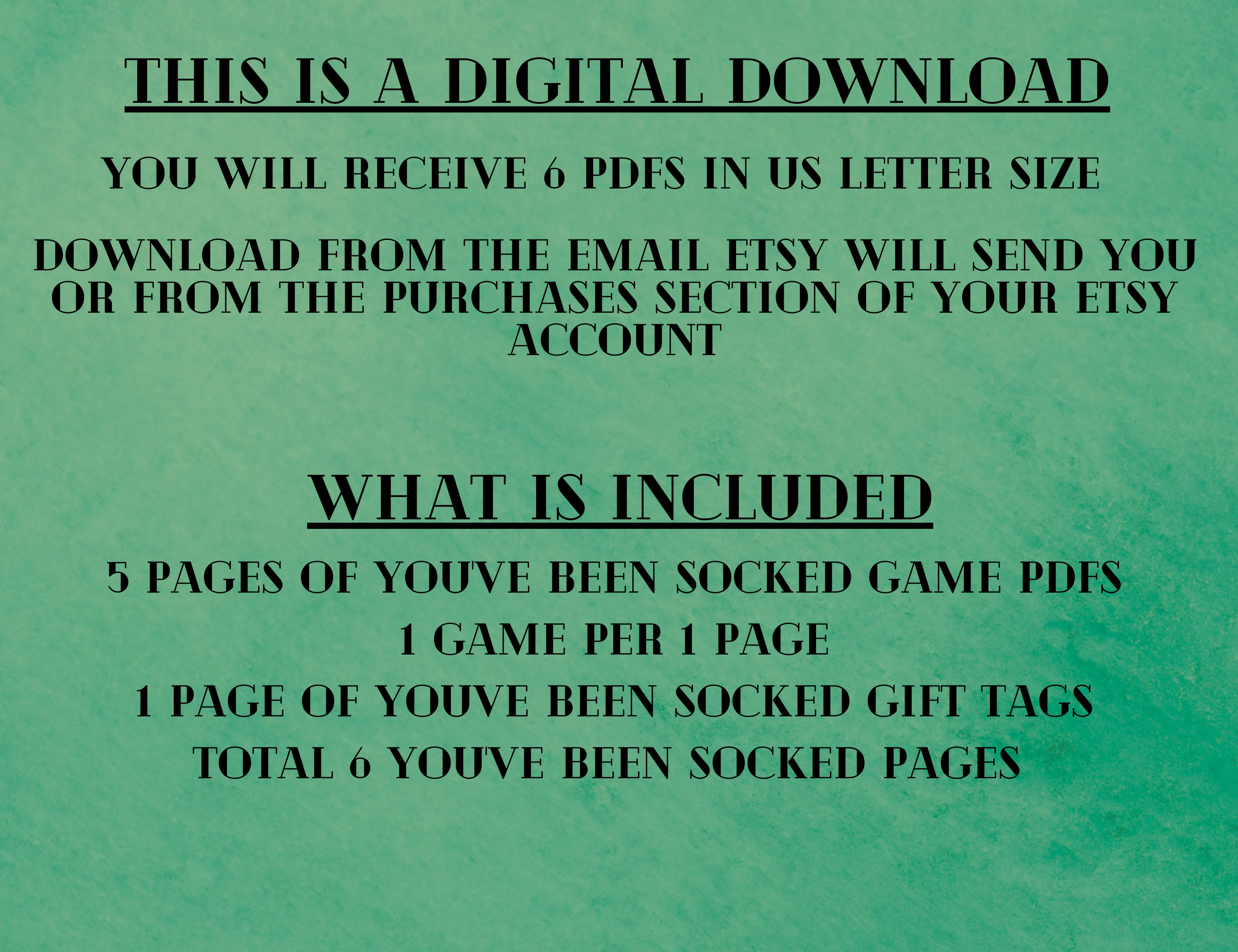 You've Been Socked Christmas Game: Printable Kit (DIGITAL DOWNLOAD) - Etsy