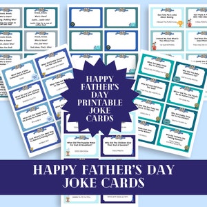 Blagues pour la fête des pères #2, cartes de correspondance boîte à lunch, cartes imprimables fête des pères, blagues papas drôles et étiquettes de sac cadeau fête des pères