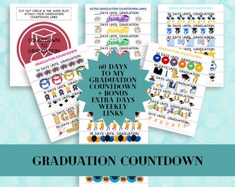 Schulabschluss Countdown Kette: DIY Printable (60 Tage + Bonus)