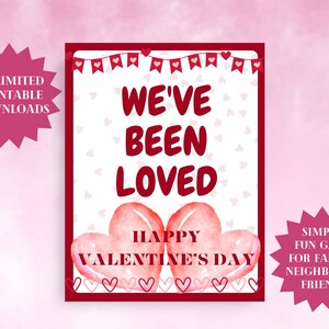 You've Been Loved Game Printable, We've Been Loved, Valentine's Day