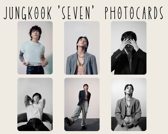 JUNG KOOKグッズ SEVEN ギフトボックス フォトカード グク