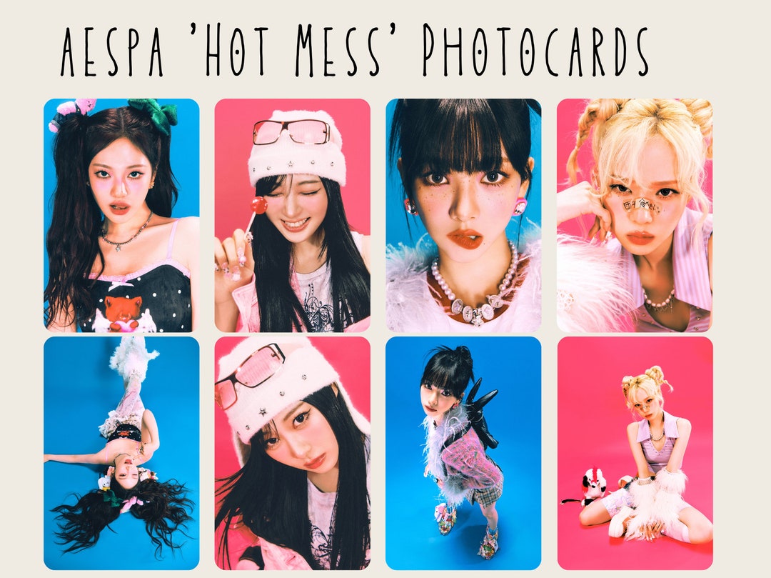 Aespa「Hot Mess」フォトカード - Etsy 日本