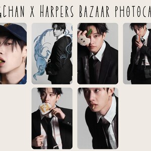 BangChan Harpers Bazaar Fotokarten