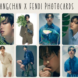 BangChan x Fendi für W Korea Juni 2024 Fotokarte
