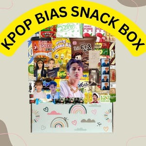 Caja de bocadillos de Kpop