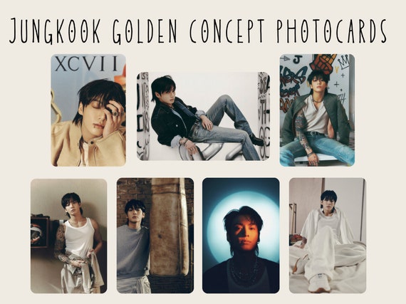 Buy Jungkook Golden Concept Photocards Online in India 