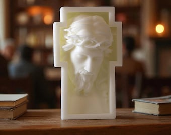 Inspirational Jesus Candle - Illuminate Your Space with Faith - Candle for Spiritual Reflection - House warming Gift - Home Candle Decor