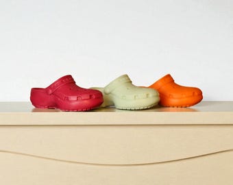 Unique Croc Candle - Handmade in Your Choice of Color and Scent- soy wax , decorative candles, shaped candles, shoe candle - gift for her