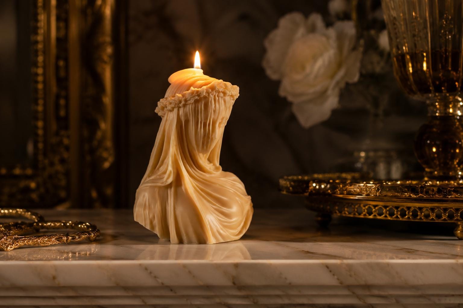 アルチザン 大理石 オブジェ ペーパーウエイト イタリア 職人 Veiled statue - Etsy 日本