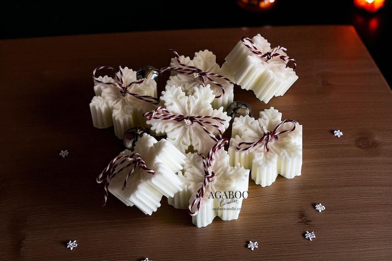AgabooCandles Snowflake Soy Candle