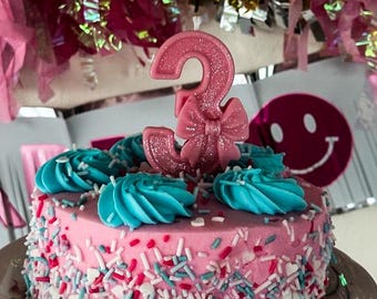 Birthday Cake Candle Number Set - Shaped Candle - Party Supplies - Decorative Cake Toppers - Birthday Cake Decorating Essentials