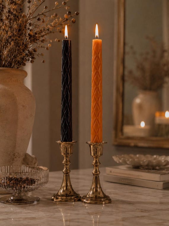 Chic Soft Taper Candles - Perfect for Weddings & Special Events - Christmas gift - Classic Wedding Candle - Tabletop - Home Decor Candle
