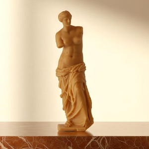 Vela Vênus – Escultura de Deusa de Cera de Soja Feita à Mão, Vela Artística Única, Decoração Elegante para Casa, Decoração de Casamento, Presente de Inauguração