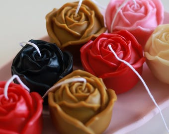Rose Shaped Candle – Floral Soy Wax Sculpture, Decorative Home Accent, Perfect Gift for Weddings, Birthdays, and Special Occasions