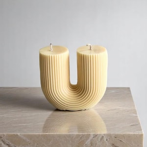 Unique Arch Pillar Candle - Handcrafted Ambiance - Perfect Gift Idea - Artisan Candle Design - Cozy Lighting for Any Occasion