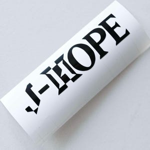 Adesivo J-HOPE BTS Hope on the Stage / Adesivo Hobi BTS / Adesivo Kpop in vinile