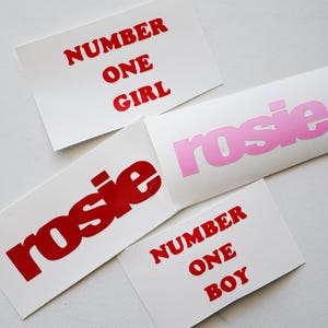 Calcomanía de la chica número uno de ROSIE / Calcomanía de Rosé Blackpink / Calcomanía APT Kpop