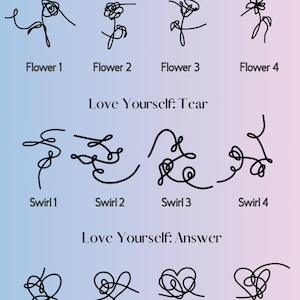BTS Love Yourself Holographic Vinyl Decal | Kpop Sticker image 6