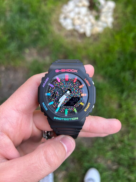 g shock galaxy rainbow