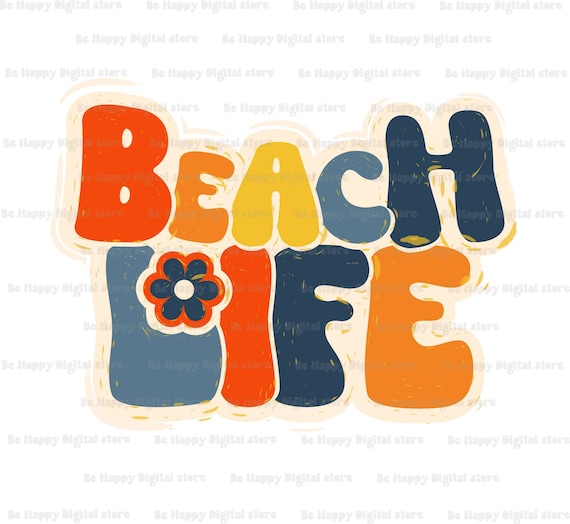 Beach Life Designs PNG instant Digital Download - Etsy