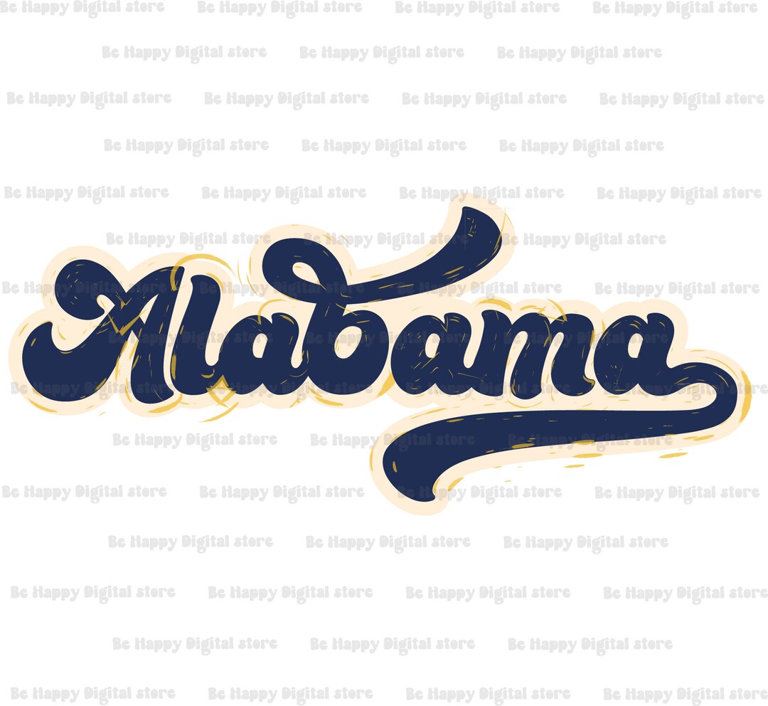 Alabama Retro PNG Design ,instant Digital Download - Etsy