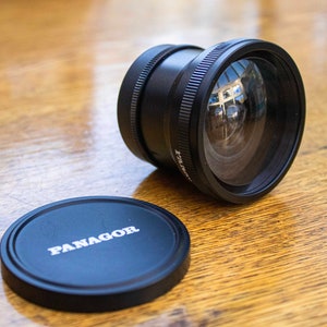 Panagor 52mm Semi Fish Eye Lens w/ Original Manual & Case NEAR MINT
