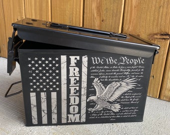 Vintage Military Ammo Box- 250 Cartridges Cal. 30- Old Metal