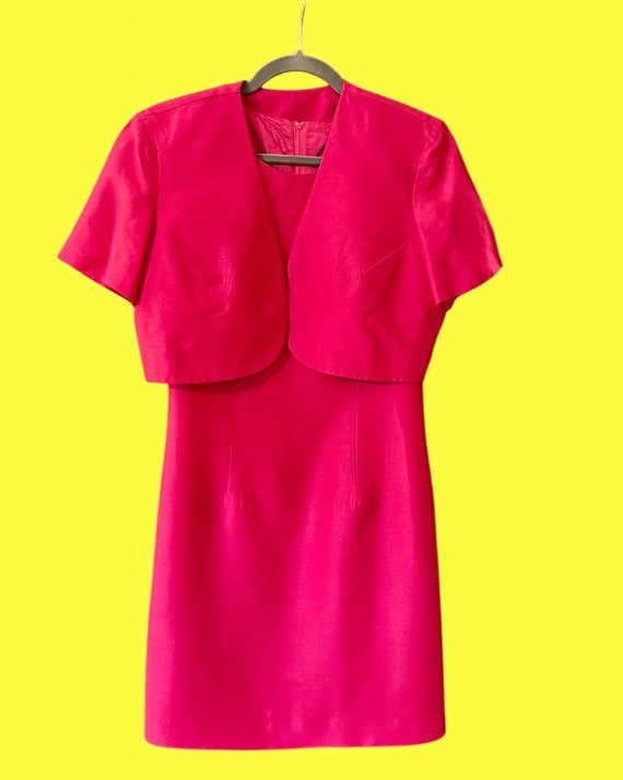 1980s 2pc Barbie Pink Dress Set - image 6