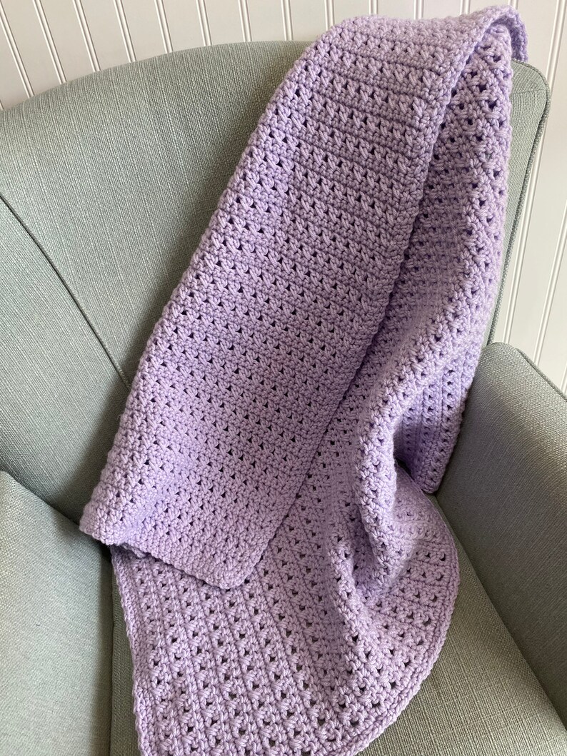 Simple Baby Blanket Ready to Ship Etsy