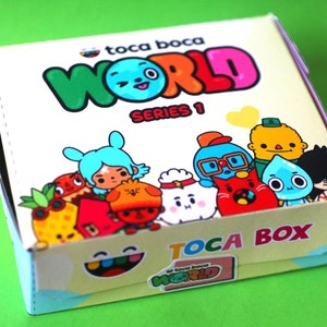 Toca Boca Überraschungsbox Printable | DIY Digitales Spielzeug | Sammelfiguren Set + Karten | Kinder Mitbringsel | Serie 1