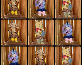 Winnie the pooh Centerpieces | Tigger | Eeyore | Piglet | Baby shower | 1st Birthday | Party supplies | Baby pooh | Pooh party favors