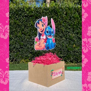 Lilo and Stitch, Lilo & Stitch Centerpieces, Lilo and Stitch birthday, Lilo and Stitch party supplies, Aloha party, Summer party image 6