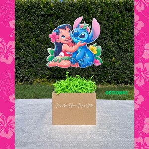 Lilo and Stitch, Lilo & Stitch Centerpieces, Lilo and Stitch birthday, Lilo and Stitch party supplies, Aloha party, Summer party image 3