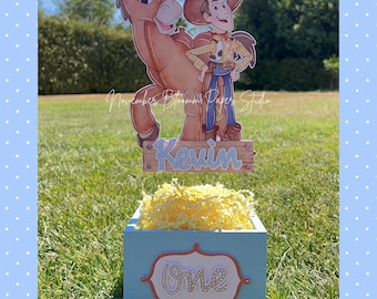 Toy Story, Woody's Round Up, Woody and Bullseye, Jessie and woody, Centerpieces, Party favor, Party supplies, Baby shower, Woody Birthday