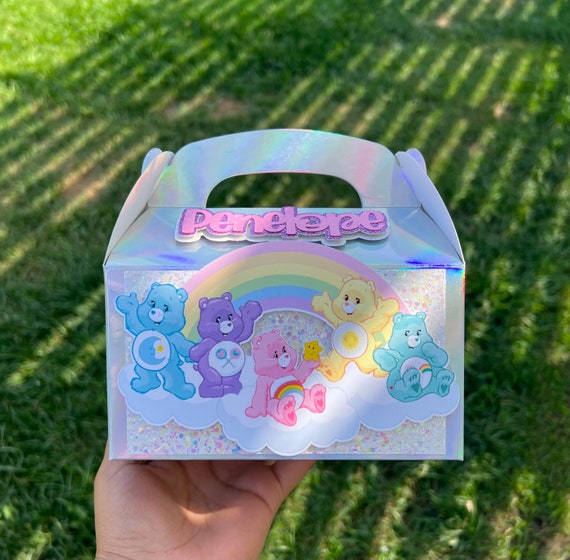 Care Bears Favor Box, Care Bears Treat Box, Care Bears Party Supplies, Care  Bear Party Decorations, Care Bears Birthday Theme, Rainbow 