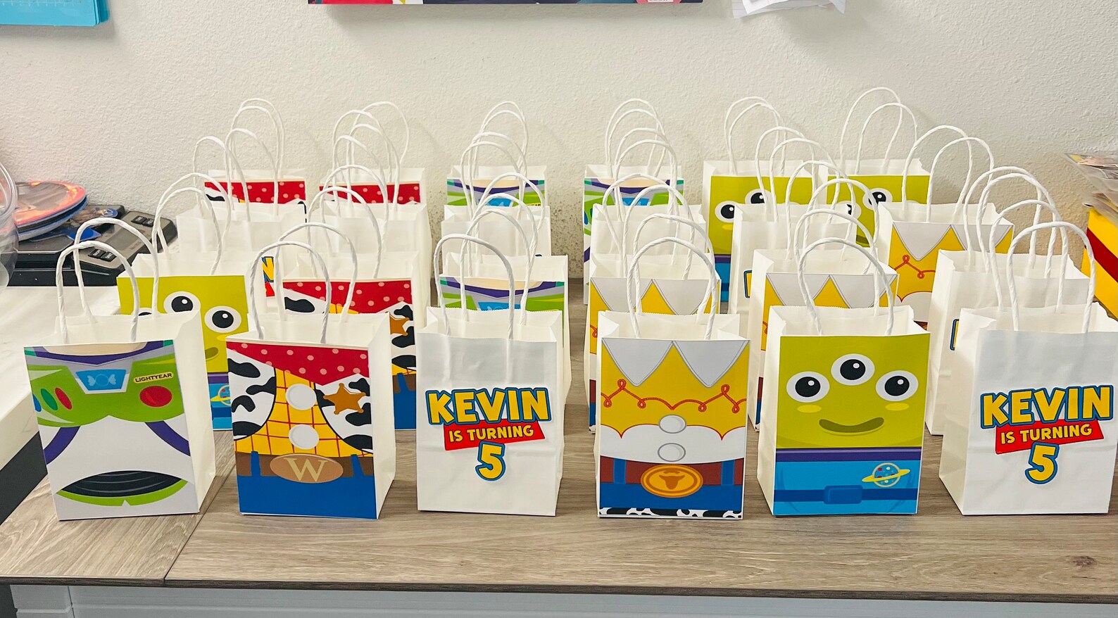 Toy Story Treat Bags Toy Story Party Supplies Toy Story Etsy