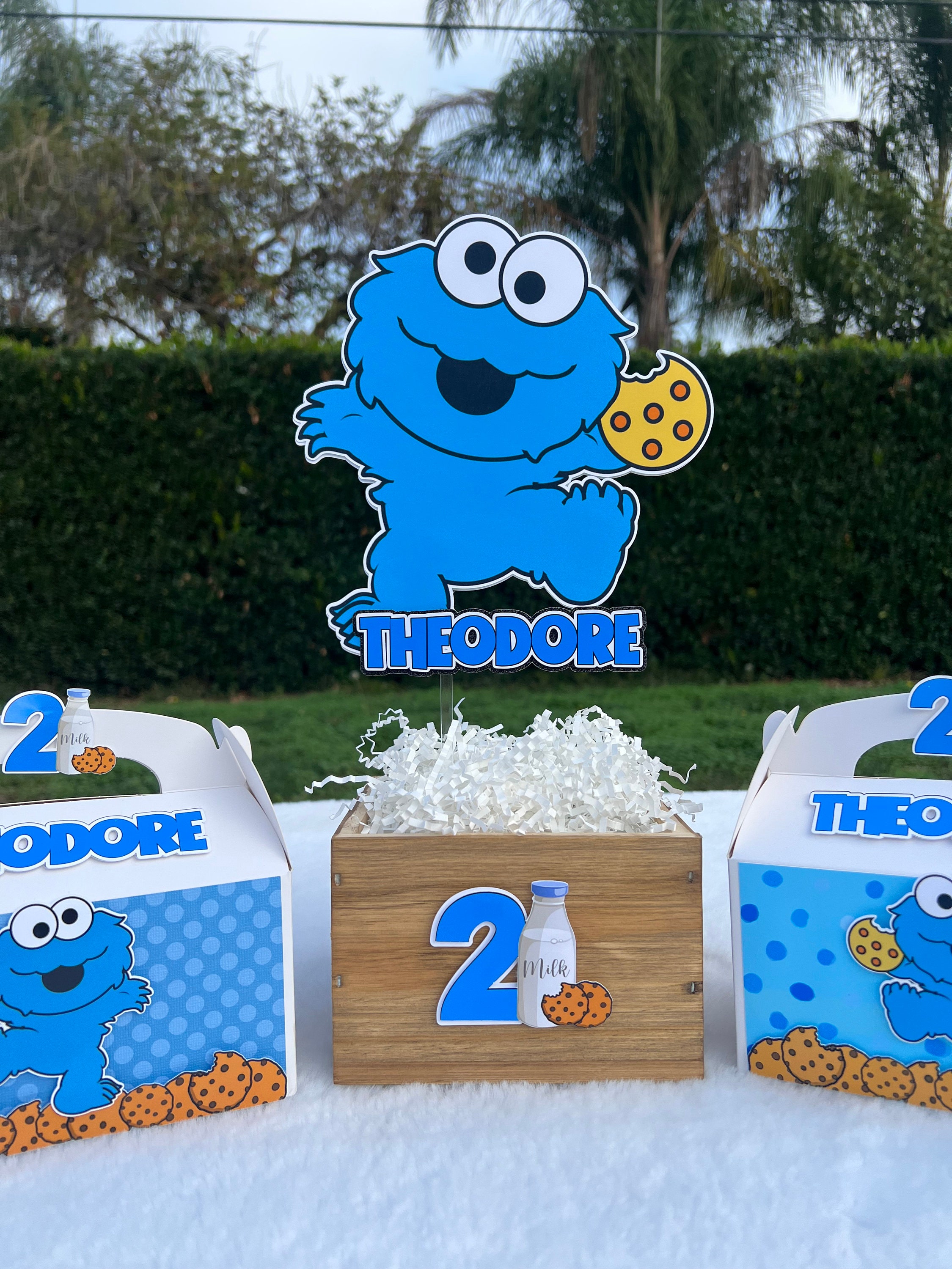 Cookie Monster Birthday party. DIY Cookie Monster decour. DIY Cookie  Monster decor…