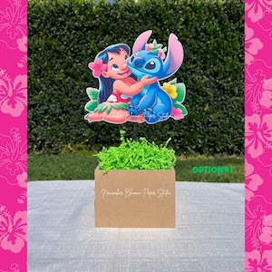 Lilo and Stitch, Lilo & Stitch Centerpieces, Lilo and Stitch birthday, Lilo and Stitch party supplies, Aloha party, Summer party image 15