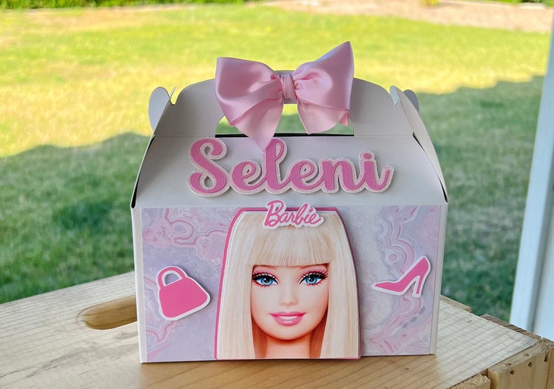 Barbie Birthday Party Favor Box Barbie Treat Box Barbie - Etsy Canada